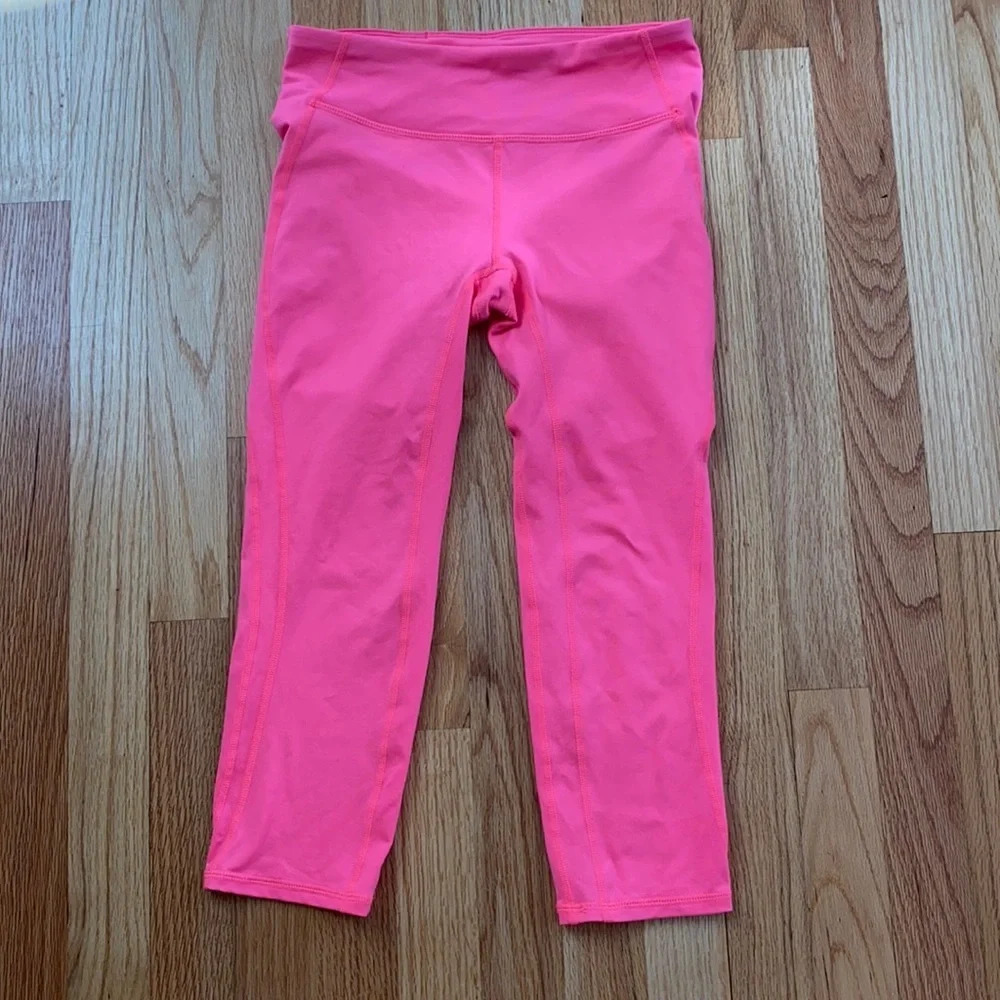 GapFit‎ leggings cropped leggings size XS in neon coral